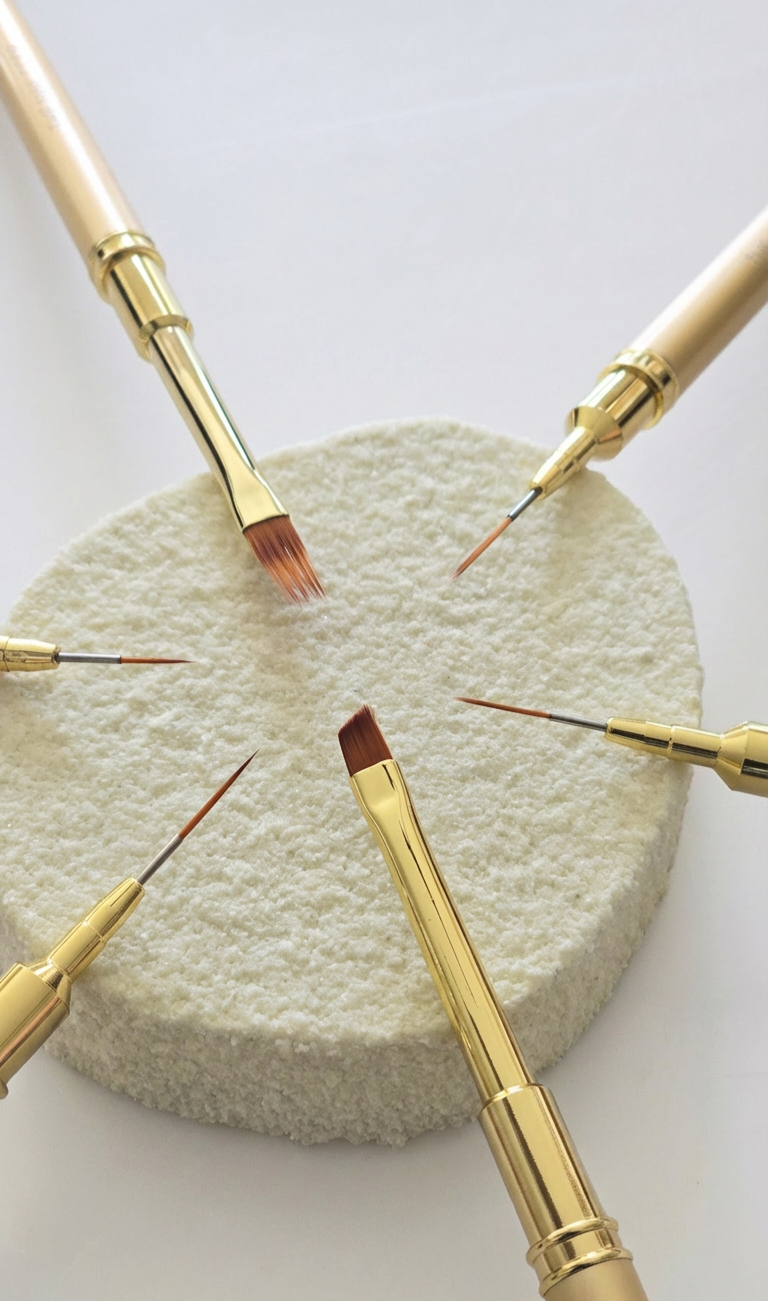 Nail art brushes