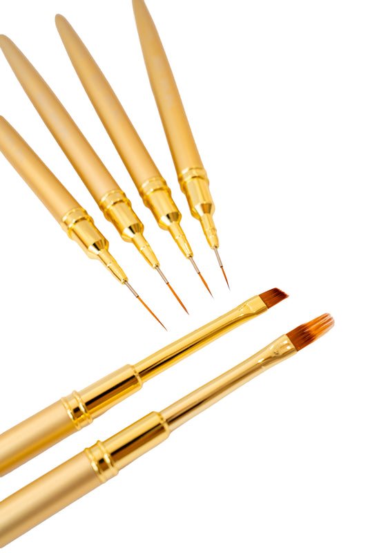 Nail art brushes